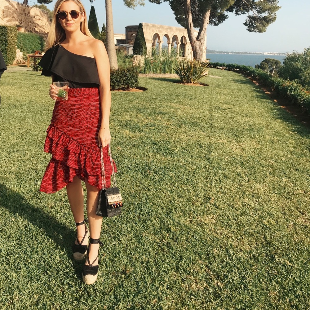 Polka dot skirt